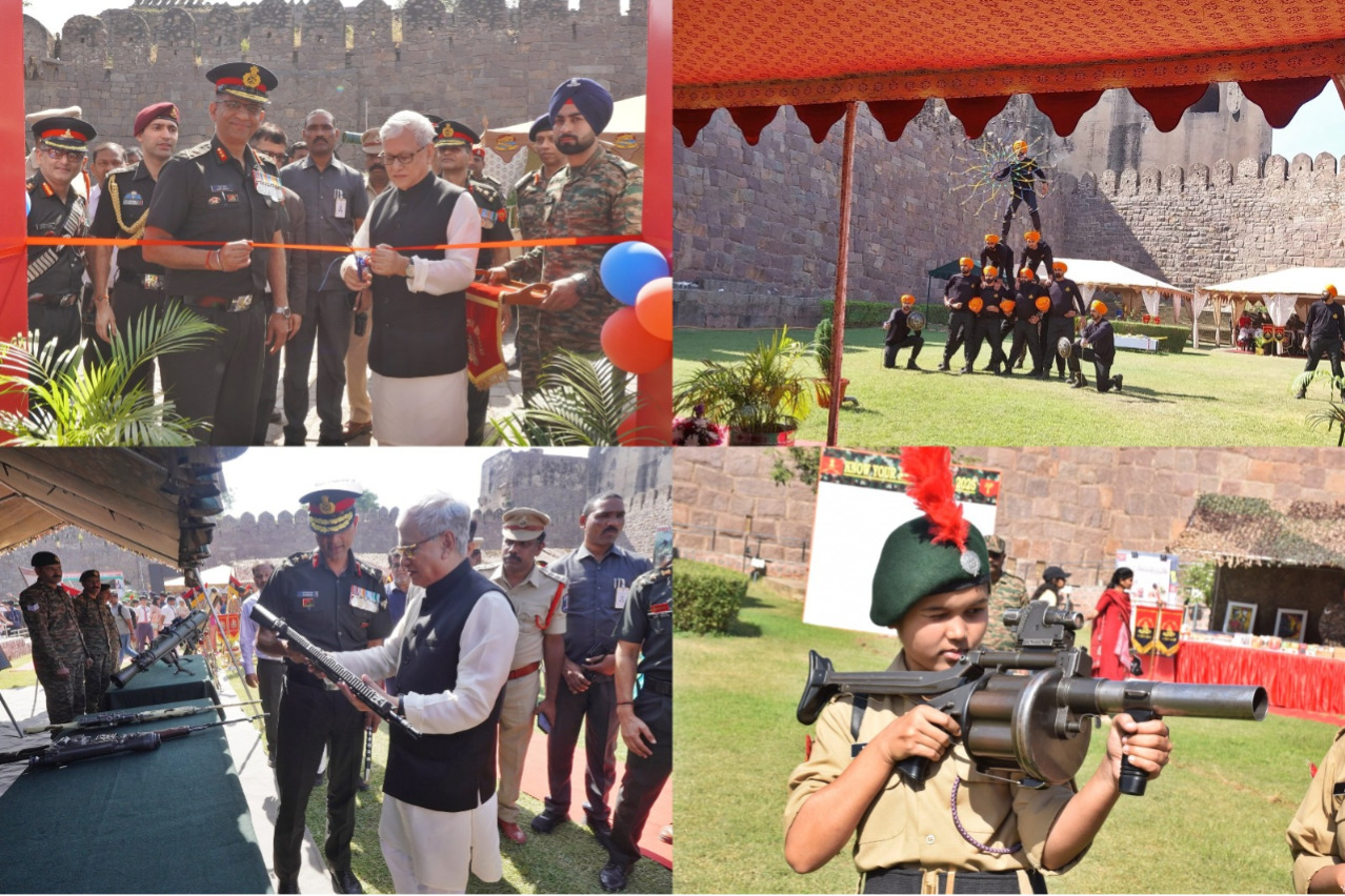 Telangana Governor inaugurates ‘Know Your Army’ Mela at Golconda Fort