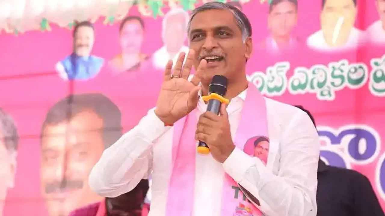 Krishna water row: Harish Rao dares Revanth Reddy to confront Chandrababu Naidu