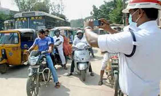 helmetmustforpillionriderswarnhyderabadtrafficpolice