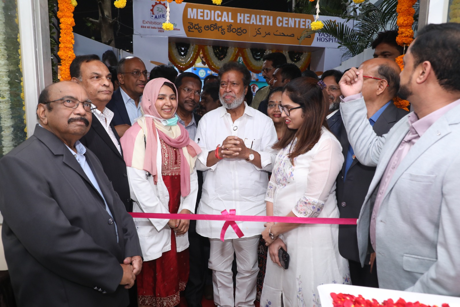 rajanarasimhainaugurateshealthcentreatnumaish