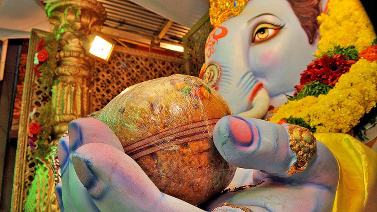 Muslim bids and wins Ganesh laddu in auction in Khammam