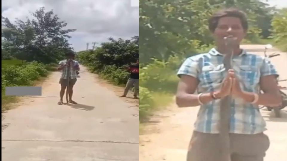 Telangana youngster makes reel with cobra in mouth, dies later