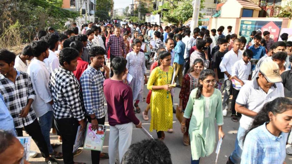 Telangana inter second-year exams begin with over 10,000 students being absent