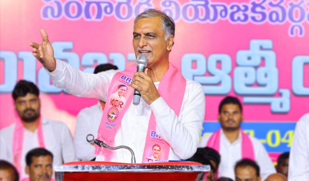 Harish Rao demands Congress government to increase income, landholding limit for ration card eligibility