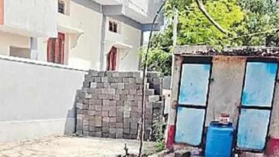 Parents build wall to block road to daughter’s home after love marriage in Karimnagar