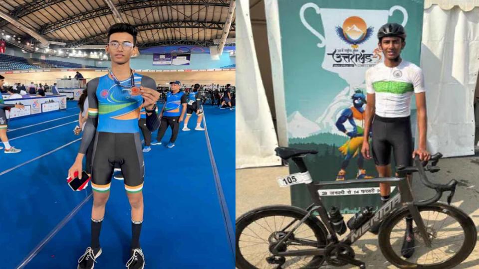 Hyderabadi Cyclist Aashirwad Selected For Asian Road Cycling Championship 2025