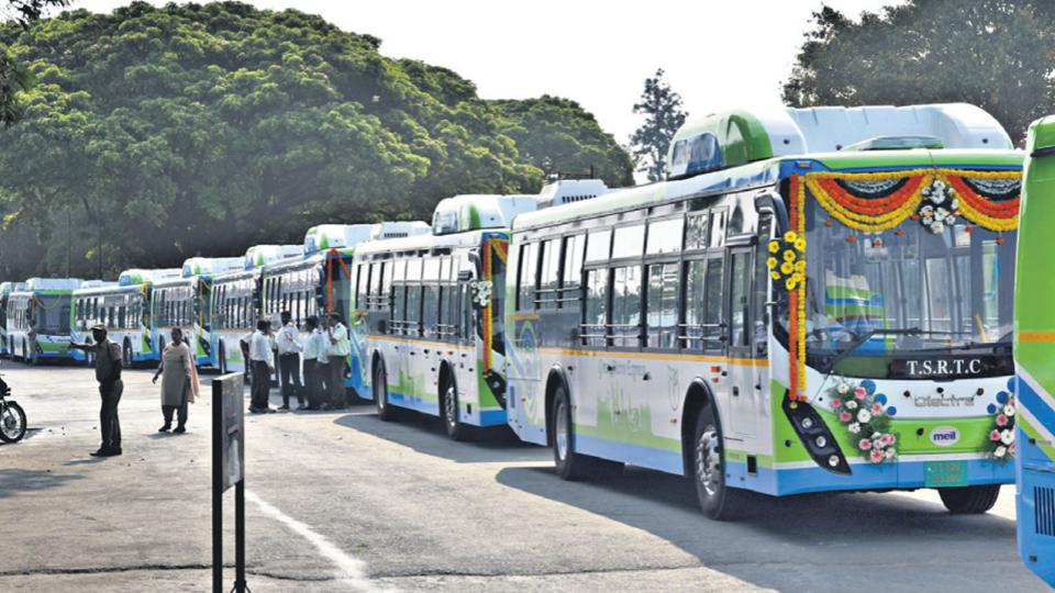 TGRTC to launch electric buses on Karimnagar-JBS route on Sunday