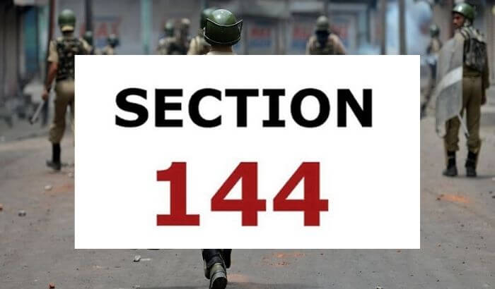 section144imposednearloksabhacountingcentersincity