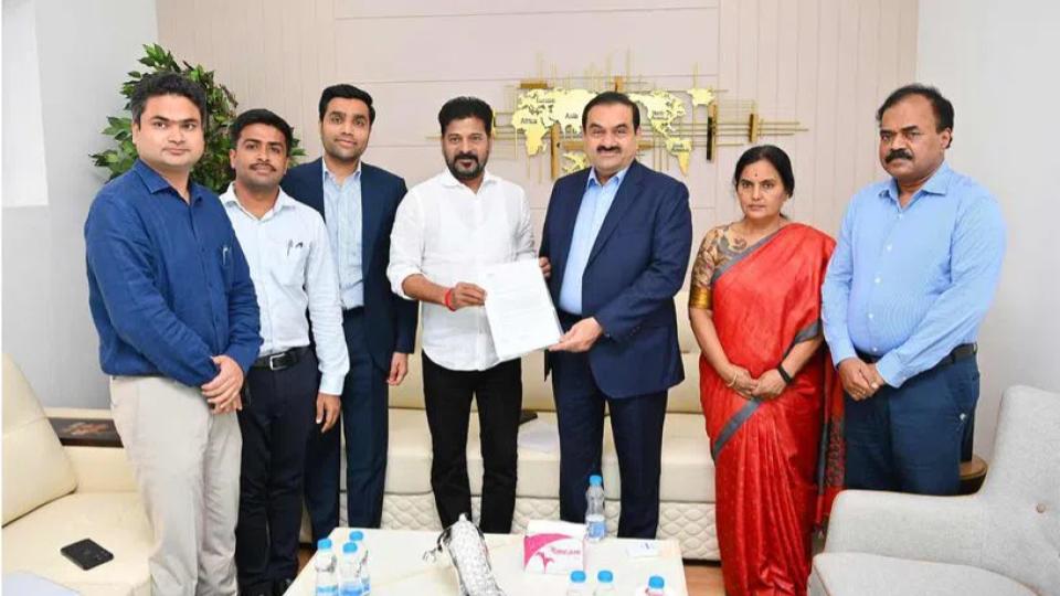 Adani Foundation donates 100 cr to Telangana’s Young India Skills University