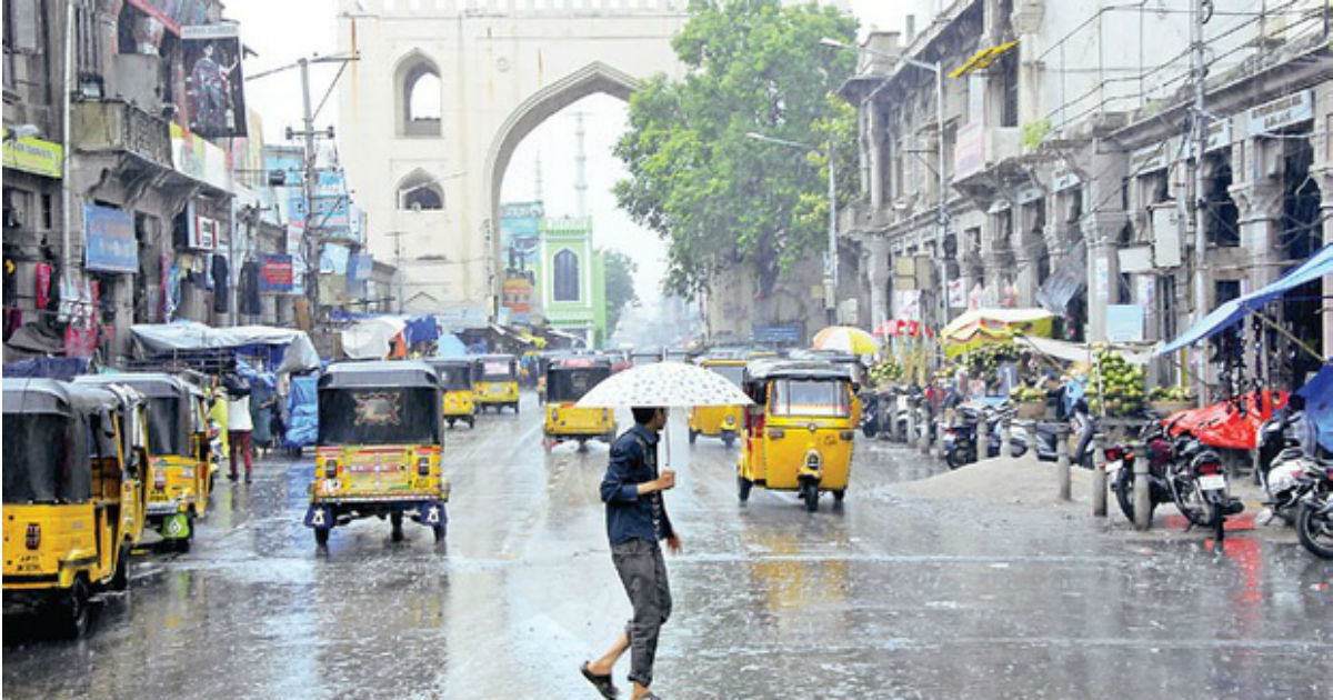 hyderabadtogetrelieffromheatasimdforecastsrainfall