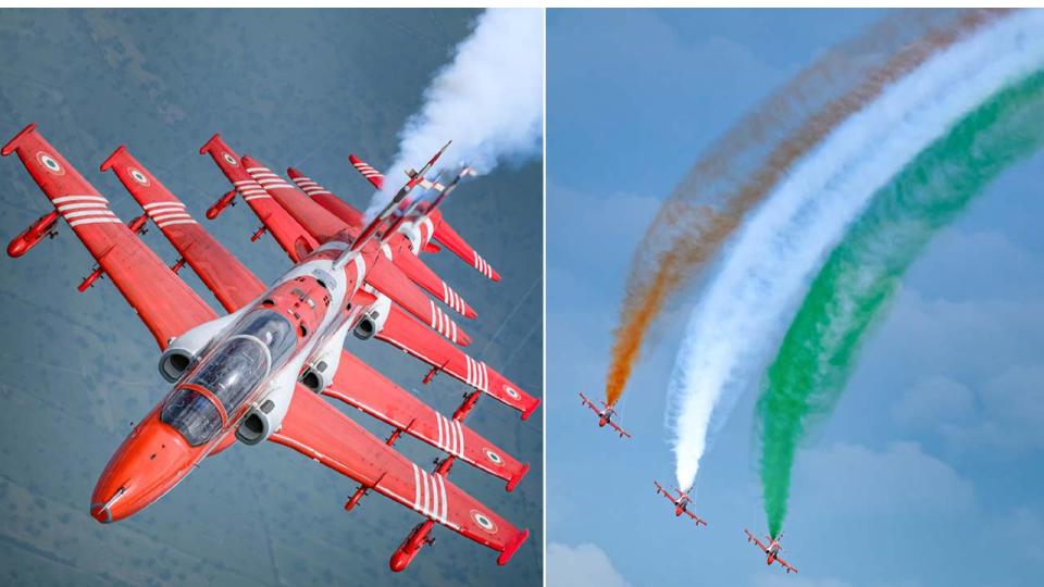 Suryakiran aerobatic team to dazzle once again at Hussainsagar on Sunday