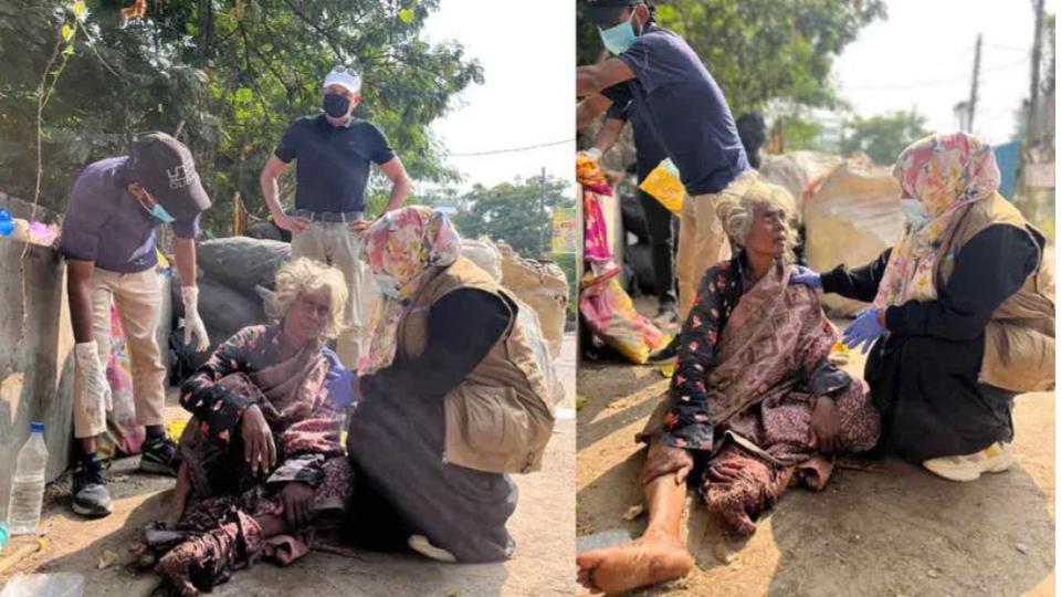 HHF volunteers rescue 52-year-old destitute woman in Hyderabad