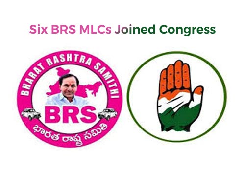 Six MLCs Belonging To BRS Joined Congress in Telangana