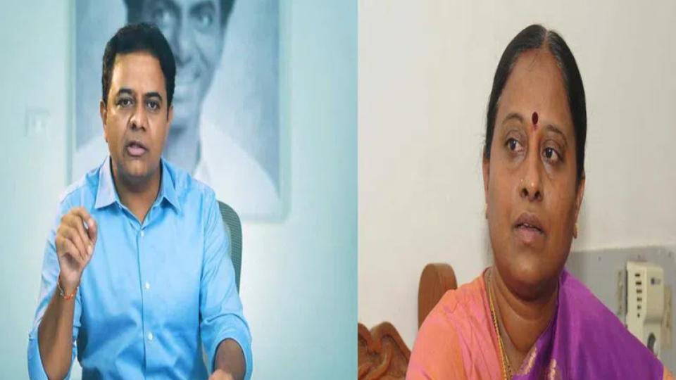 KTR files criminal defamation case against Konda Surekha