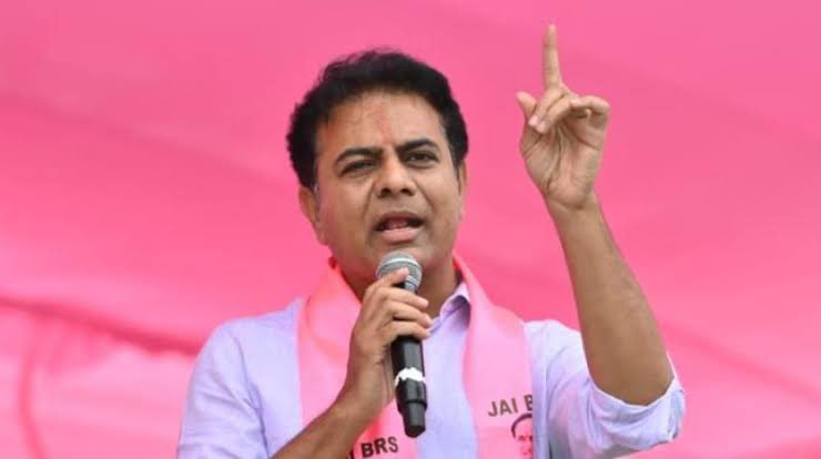 KTR booked for flying drone without permission at Kaleshwaram project