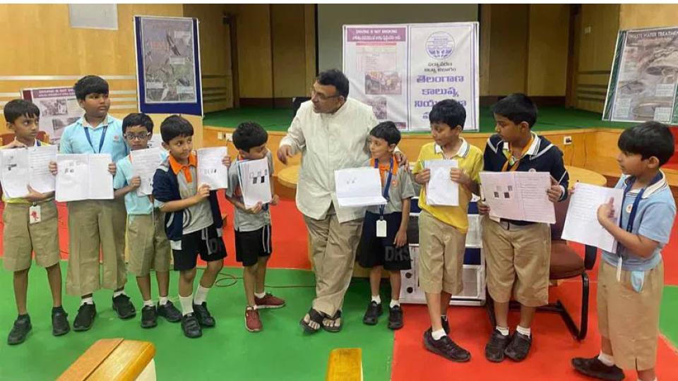 Telangana Pollution Control Board conducts session on pollution for school students