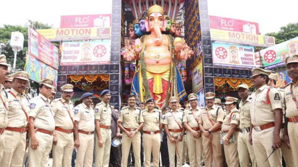 Hyderabad Commissioner reviews security arrangements for Ganesh, Milad-un-Nabi festivals