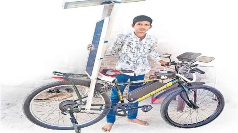 14-year-old from Telangana invents hybrid three-in-one bike