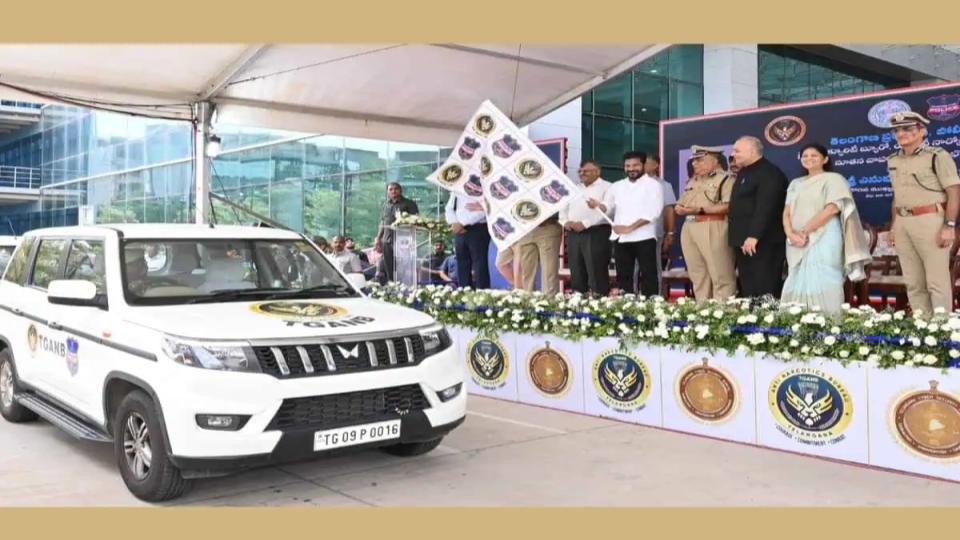 CM Revanth Reddy flags off new vehicles for 
