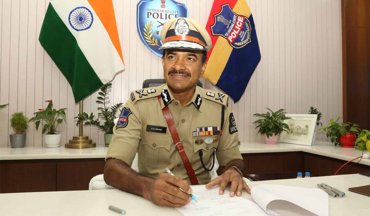 CV Anand takes charges as Hyderabad Police Commissioner