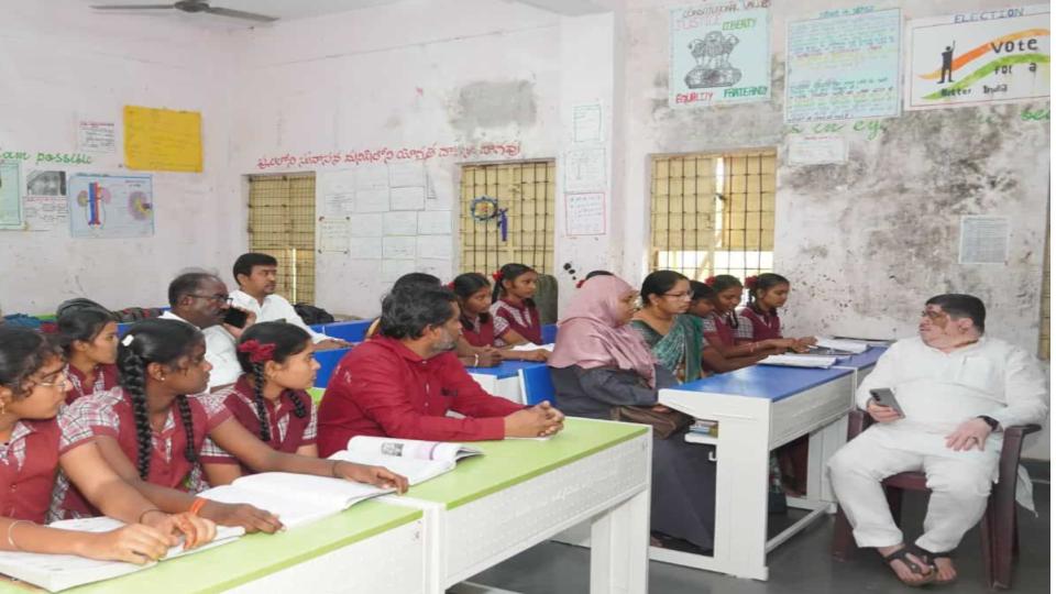 Telangana minister visits KGBV school, urges teachers on strike to resume duty