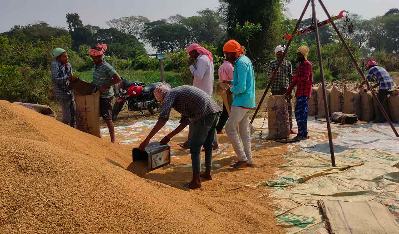 Telangana Congress Govt Sets Record in Grain Procurement