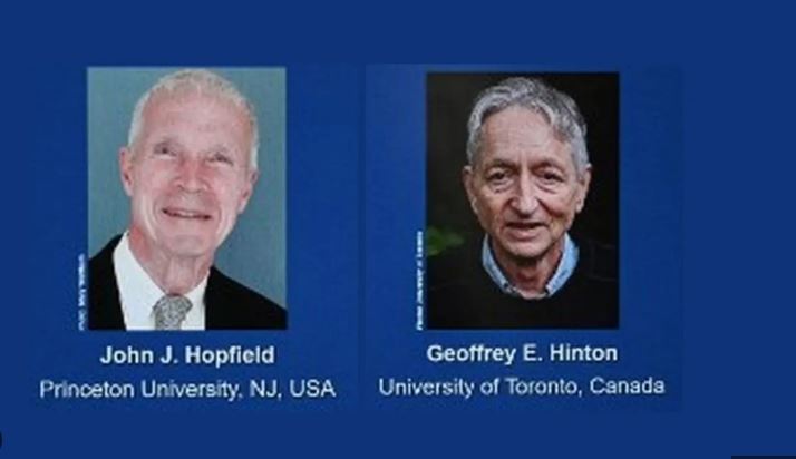 2024 Nobel Prize in Physics Awarded to John H. Hopfield and Geoffrey E. Hinton