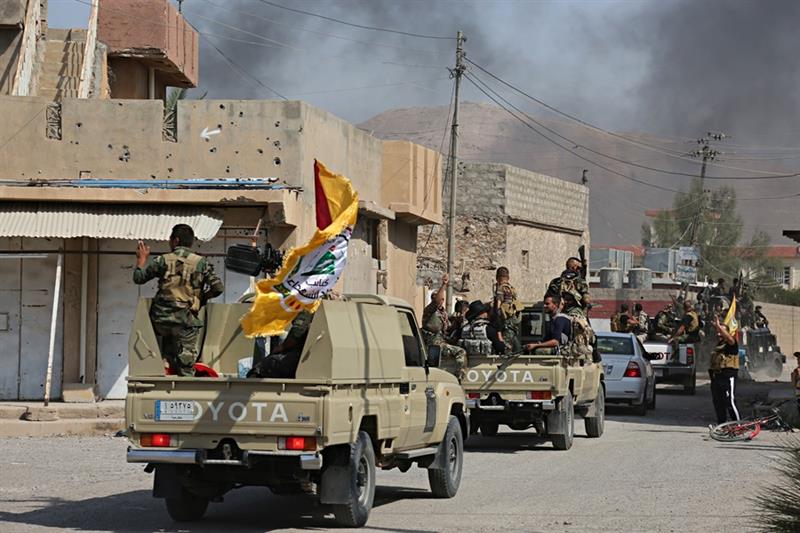 Three Kurdish soldiers killed in bomb blast in Iraq