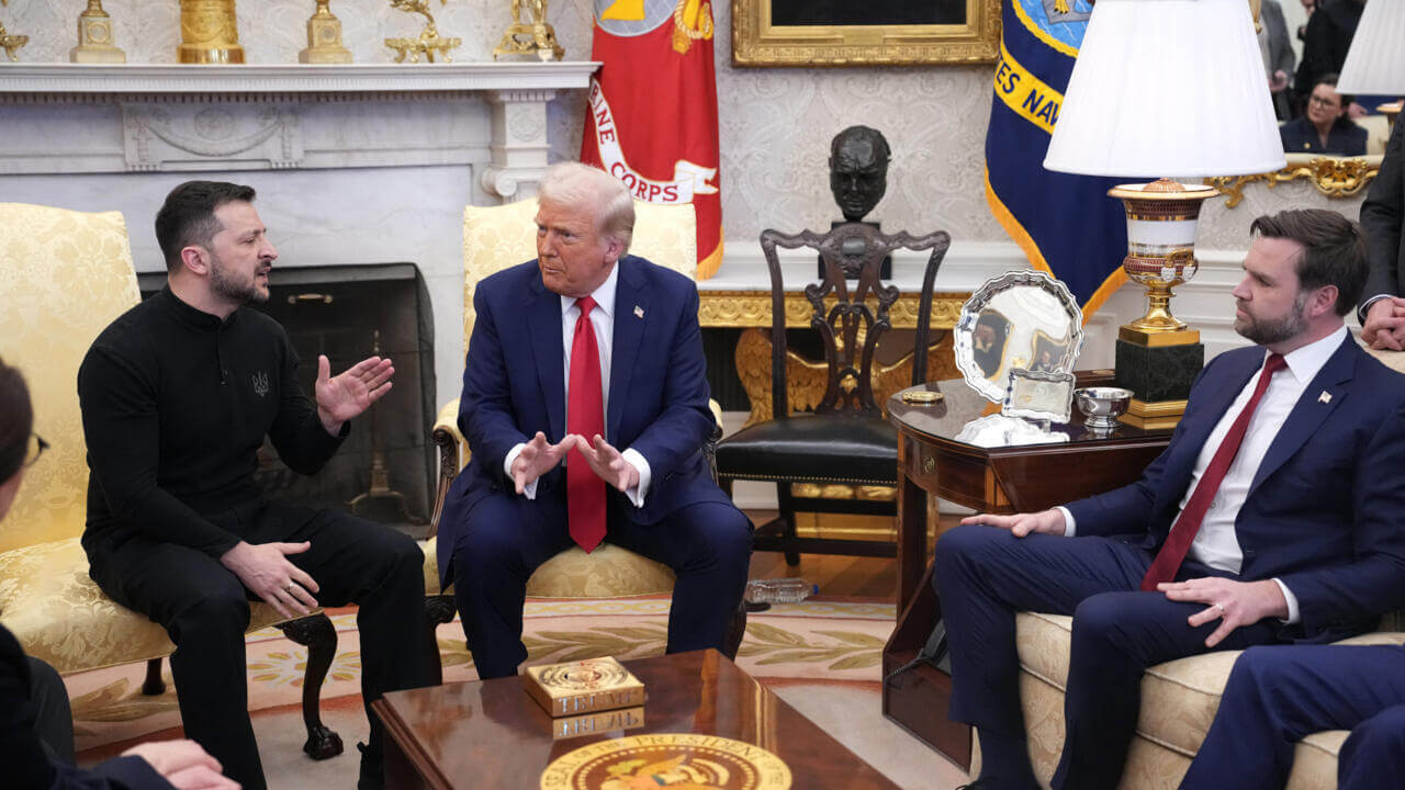 Trump, Zelenskyy clash in White House meeting, 