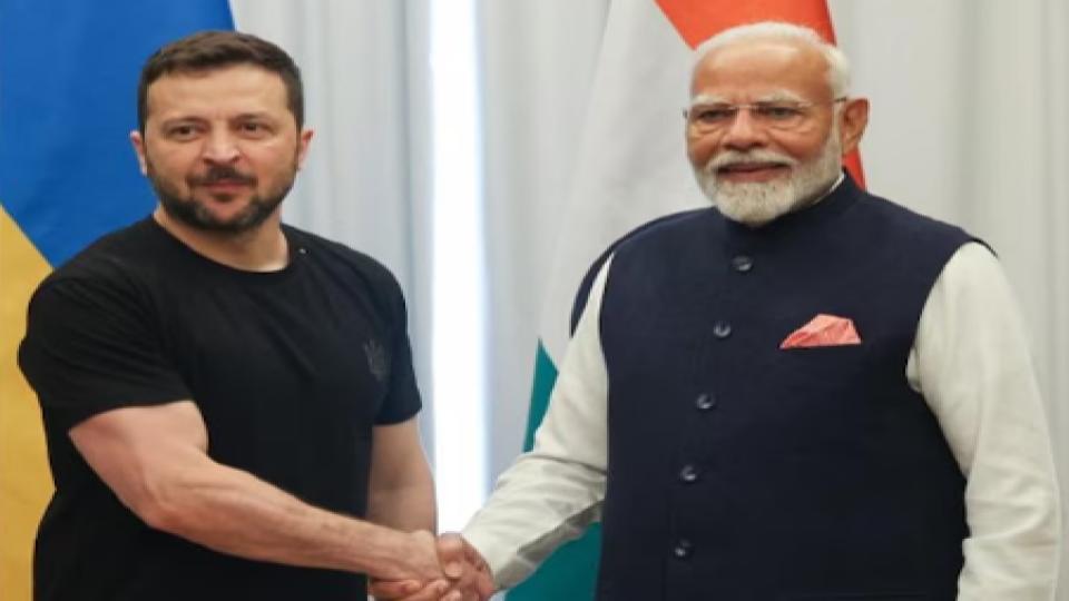 PM Modi meets Ukranian President at G7 in Italy