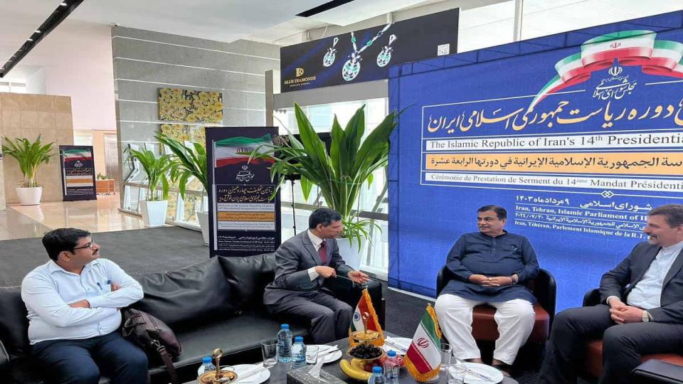 Gadkari arrives in Tehran for Pezeshkian’s swearing-in ceremony