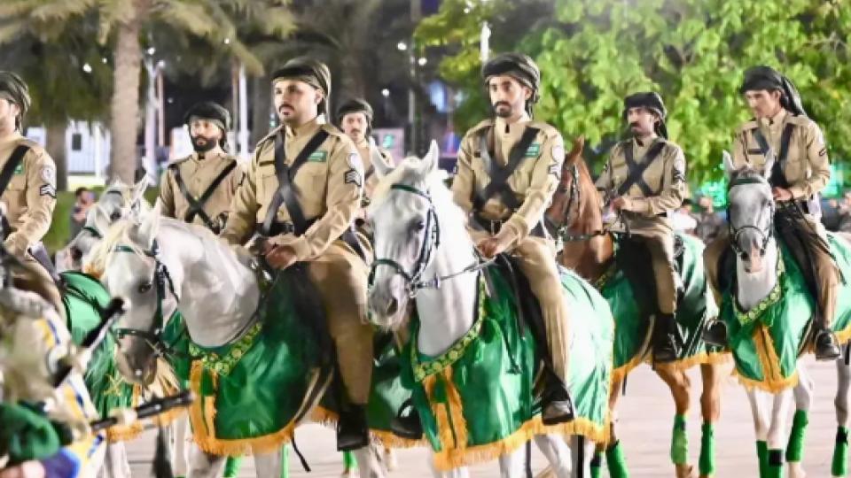 Military parades in Diriyah to celebrate Saudi Arabia’s 94th National Day