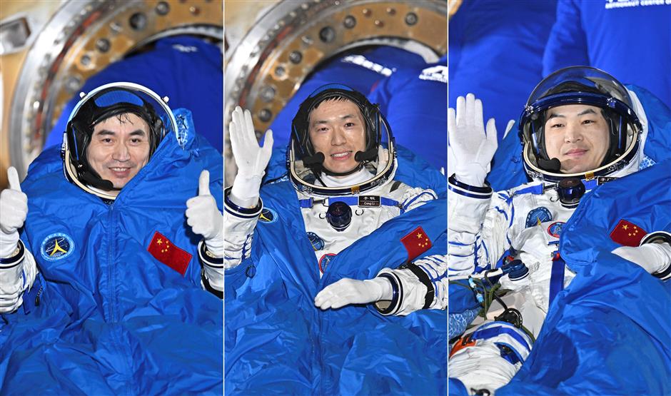 Three Chinese astronauts returned to Earth safely after completing mission at Tiangong space station 