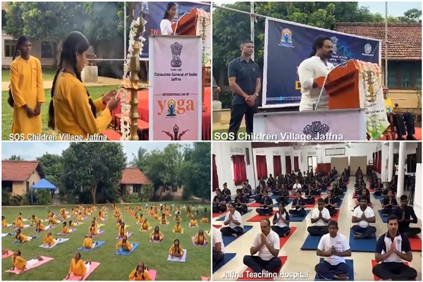  International Day Of Yoga Celebrations At Galle Fort in Sri Lanka