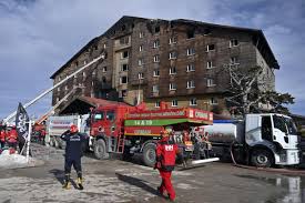  66 dead, 51 injured in ski resort hotel fire in Turkey