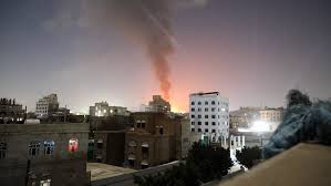 US-British coalition launched airstrike on cities of Yemen