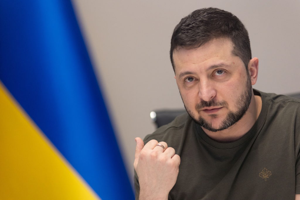 Ukrainian President Zelenskyy Meets EC President in Brussels