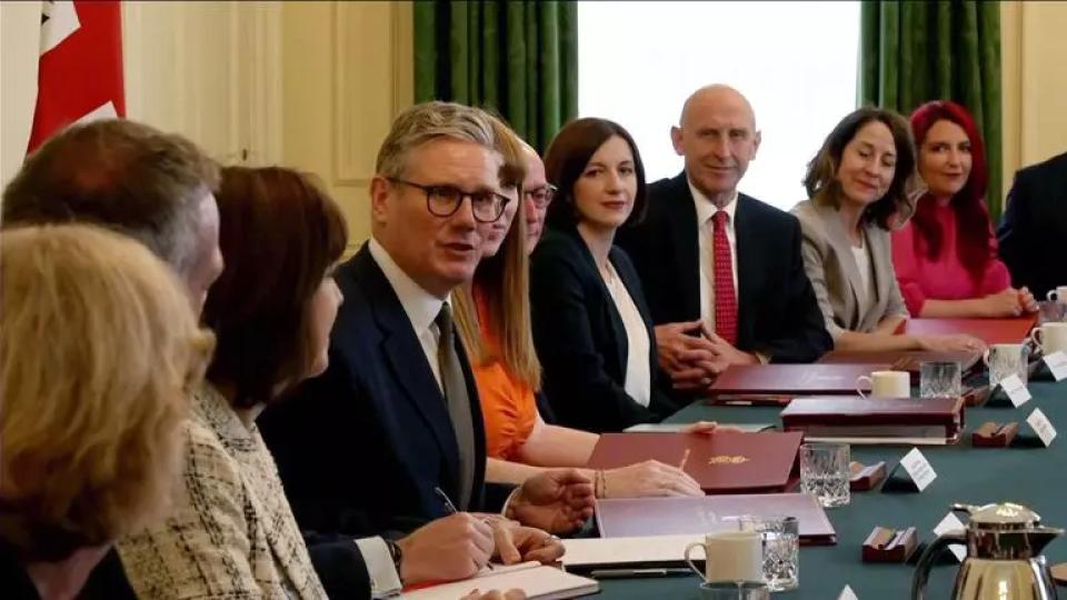 New UK PM Starmer assembles Cabinet for the first meeting 