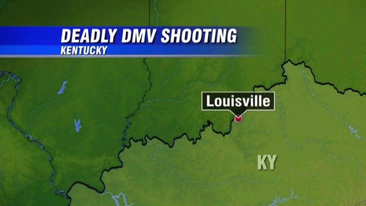 Shooting at Louisville motor vehicle office, three killed