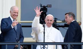 US President Biden awards Pope Francis Presidential medal of freedom with distinction