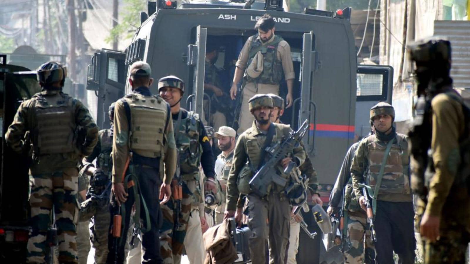 Three Terrorists Killed In An Encounter With Security Forces In Jammu And Kashmir