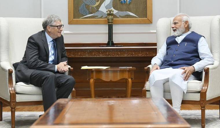 Bill Gates congratulates Modi after he takes oath as India