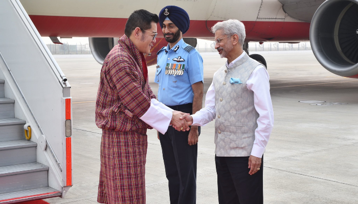 Bhutan King arrives in New Delhi for 2-day official visit