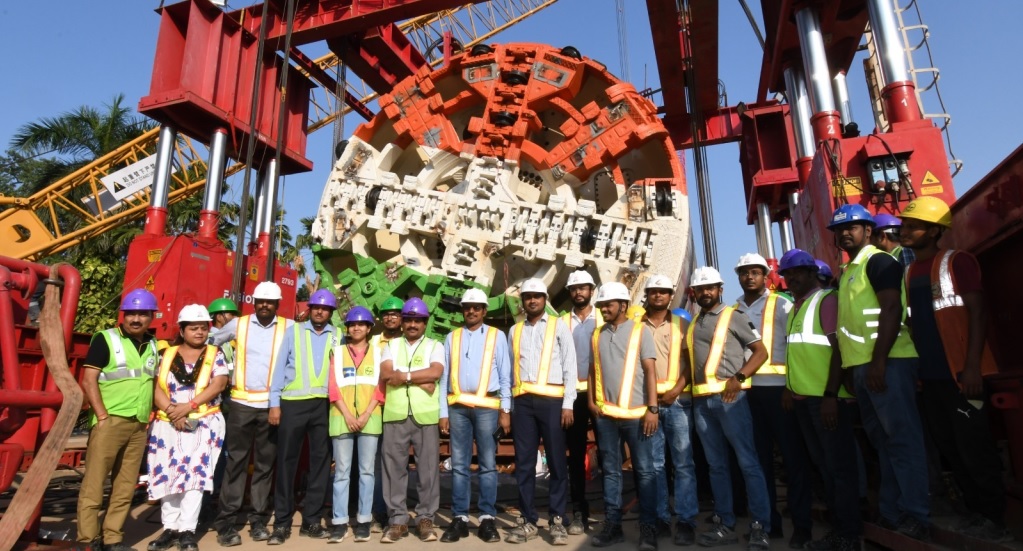 Third Tunnel Boring Machine launched to expand Metro Project in Patna