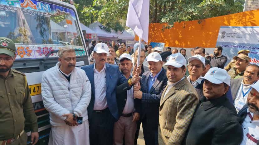 J&K Minister Javed Ahmad Dar flags off ‘Watershed Yatra’