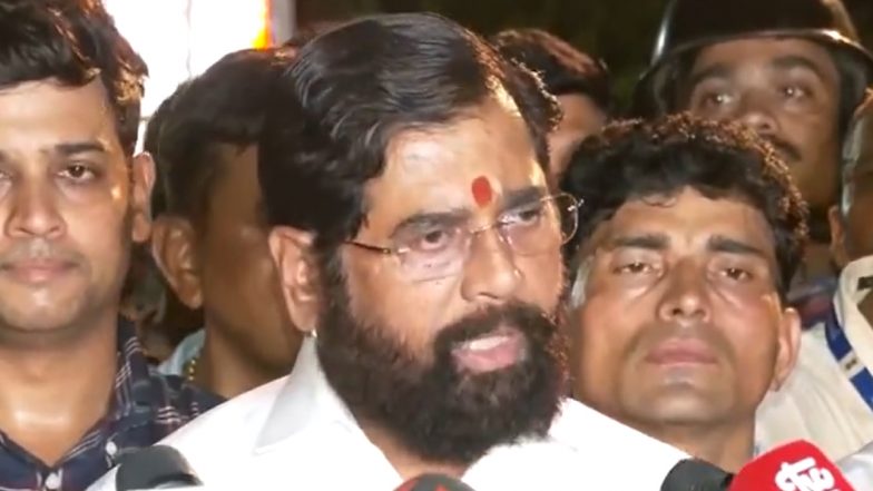 Maharashtra CM Eknath Shinde Hands Over Rs10 Lakh Cheques To Kin Of Pune Porsche Accident Victims