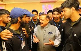 MoS Dr. Jitendra Singh interacts with students of Jammu and Kashmir in New Delhi  