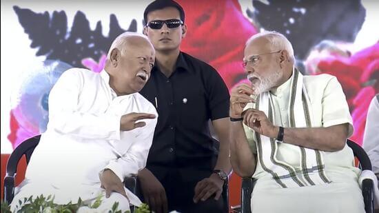 RSS chief Mohan Bhagwat meets PM Modi at his residence: Sources