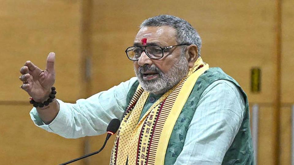 Giriraj Singh accuses Nehru family of ‘mistreating’ Dr Ambedkar