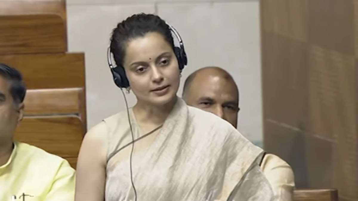 Kangana Ranaut delivers her first speech in Parliament after winning the Mandi seat